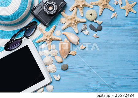 Summer objects for vacation 26572434