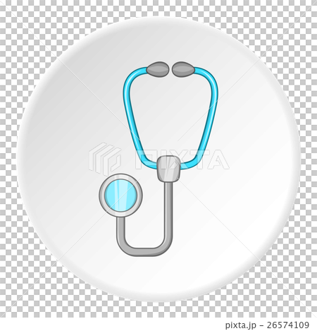 Stethoscope icon, cartoon style Stethoscope icon, cartoon style 26574109