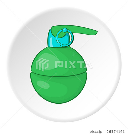 Grenade icon, cartoon style 26574161