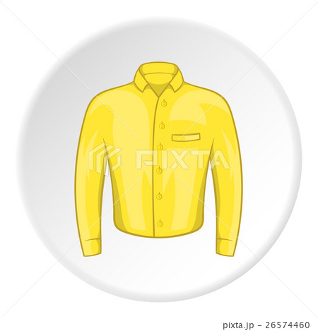 Yellow men shirt icon, cartoon style Yellow men shirt icon, cartoon style 26574460