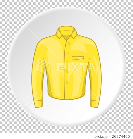 Yellow men shirt icon, cartoon style Yellow men shirt icon, cartoon style 26574460