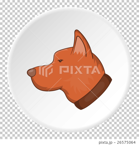 Dog head, cartoon style Dog head, cartoon style 26575064