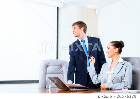 two businessmen two businessmen 26576379