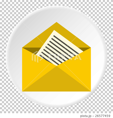New letter icon, flat style New letter icon, flat style 26577459