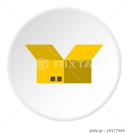 Box icon, flat style 26577464