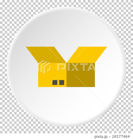 Box icon, flat style Box icon, flat style 26577464