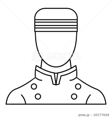 Doorman icon, outline style Doorman icon, outline style 26577689