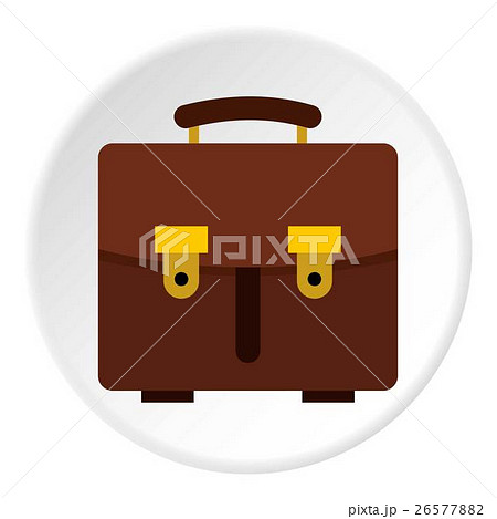 School bag icon, flat style School bag icon, flat style 26577882