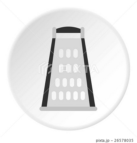 Grater icon, flat style 26578035