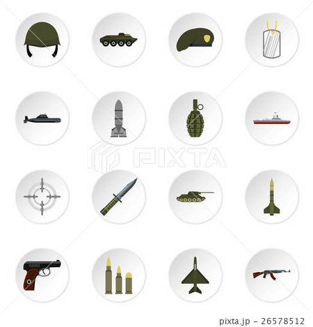 icons set, flat style icons set, flat style 26578512