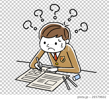 勉強する男子学生 勉強する男子学生 26579602