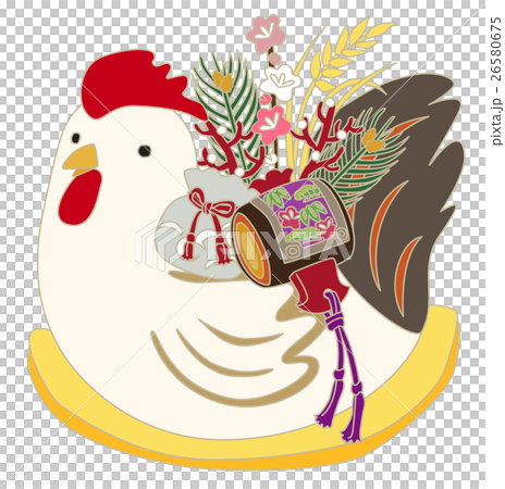 Rooster figurine congratulatory shoulder ver Rooster figurine congratulatory shoulder ver 26580675