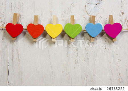 heart rainbow of colors 26583225