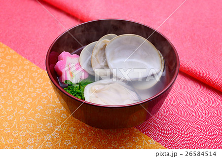 はまぐりのお吸い物 はまぐりのお吸い物 26584514