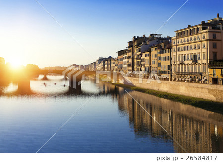 View of Florence. Bridge over the Arno River View of Florence. Bridge over the Arno River 26584817