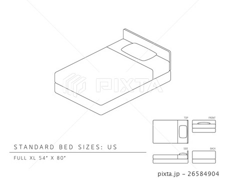 Standard bed sizes of us 26584904