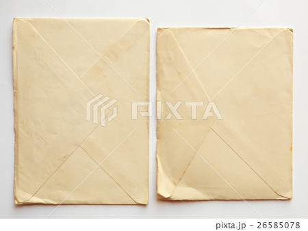 empty old letter envelopes , vintage paper 26585078