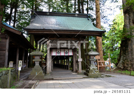 長野　諏訪大社上社本宮　入口門（2016.10） 26585131