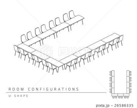 Meeting room setup layout configuration 26586335
