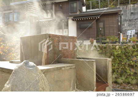 銀山温泉の湯煙り 銀山温泉の湯煙り 26586697