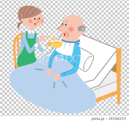 介護　食事介助 26588253