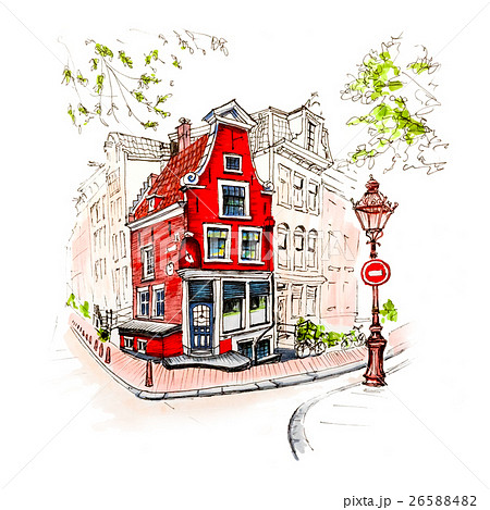 City view of Amsterdam house and lantern City view of Amsterdam house and lantern 26588482