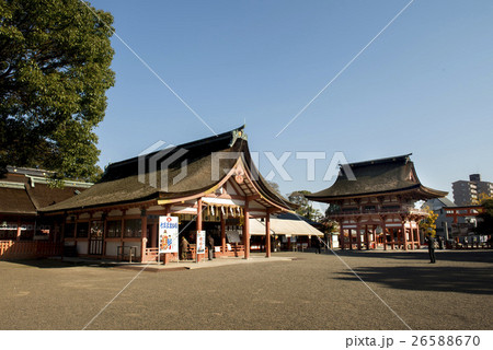 津島神社・拝殿と楼門 津島神社・拝殿と楼門 26588670