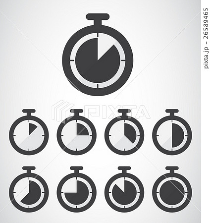 stopwatch icon, Flat design style stopwatch icon, Flat design style 26589465