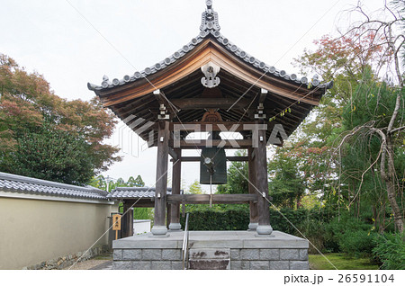 京都 鐘撞き堂の写真素材