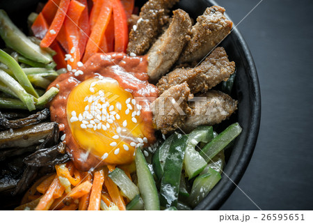 Bowl of bibimbap Bowl of bibimbap 26595651