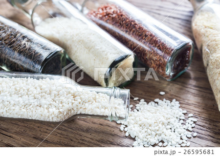 Different kinds of rice 26595681