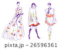 Fashion Sketch of Three Beautiful Women 26596361