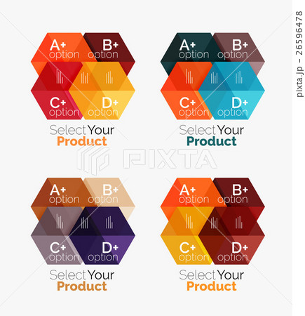 Set of abstract geometric hexagon design with Set of abstract geometric hexagon design with 26596478