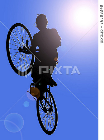 自転車で遊ぶ  26598349