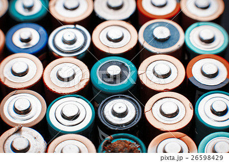 Energy abstract background of colorful batteries. Energy abstract background of colorful batteries. 26598429