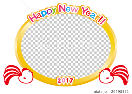 フォトフレーム 年賀状2017 HappyNewYear にわとり フォトフレーム 年賀状2017 HappyNewYear にわとり 26598531