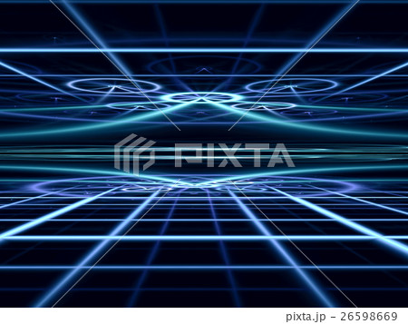 Abstract perspective background - digitally 26598669