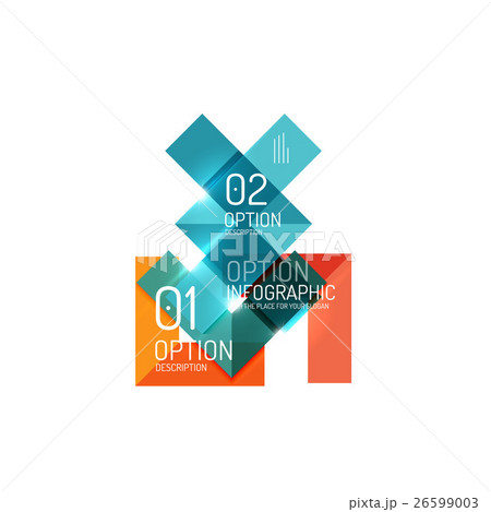 Abstract background, geometric infographic option 26599003