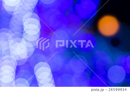 クリスマスイルミネーションのボケ素材  26599934