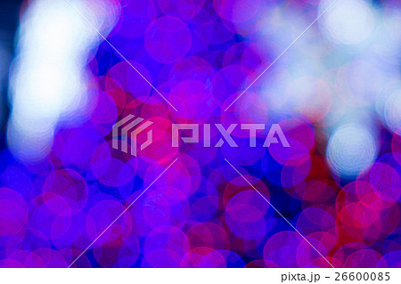クリスマスイルミネーションのボケ素材  26600085
