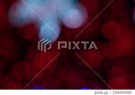 クリスマスイルミネーションのボケ素材  26600088