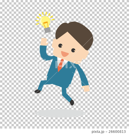 Running businessman inspiration - Stock Illustration [26600813] - PIXTA