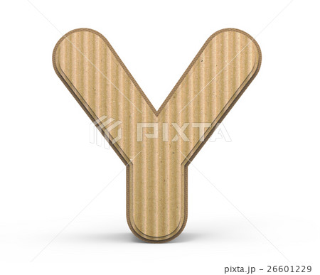 corrugated letter Y 26601229