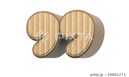 corrugated quotation mark 26601271