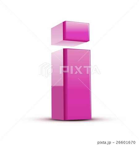 lowercase light pink letter I 26601670
