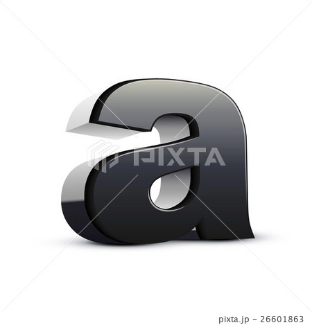 lowercase black letter A 26601863