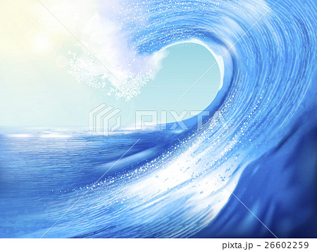 Big wave background Big wave background 26602259