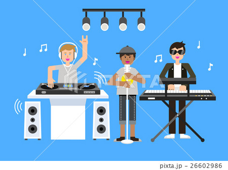 バンド コンサート ライブのイラスト素材 バンド コンサート ライブのイラスト素材