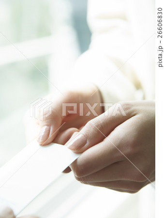 名刺交換 26606830