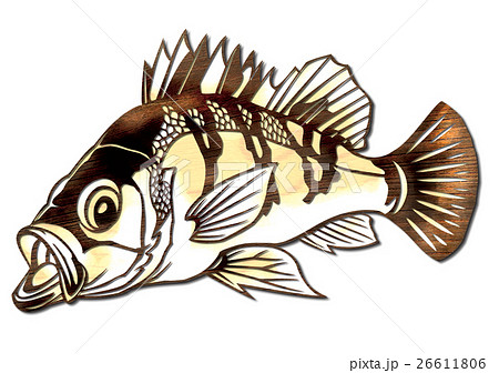 魚イラストのイラスト素材